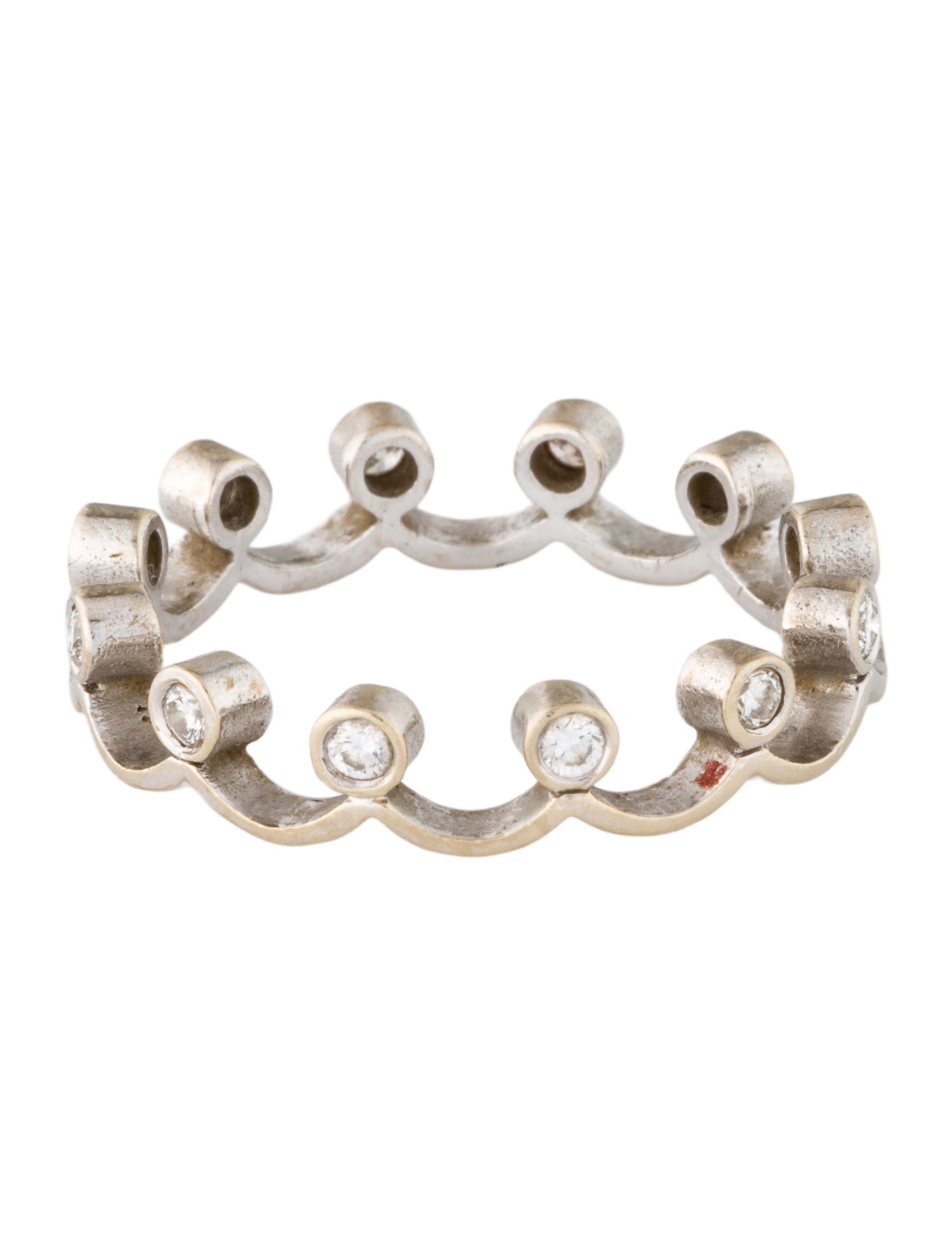 Ring 18K Diamond Crown Band