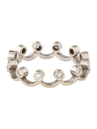 Ring 18K Diamond Crown Band