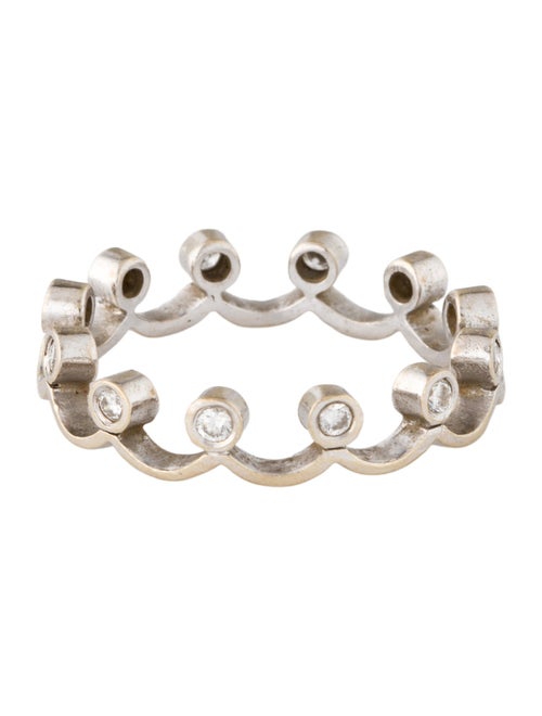 Ring 18K Diamond Crown Band