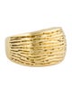 Ring 18K Textured Dome Band