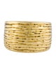 Ring 18K Textured Dome Band