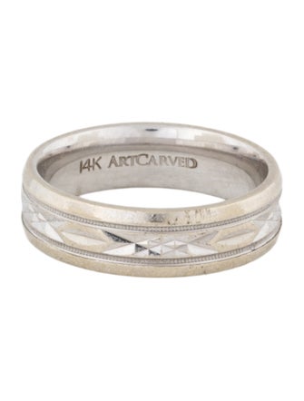 Ring 14K Textured Wedding Band