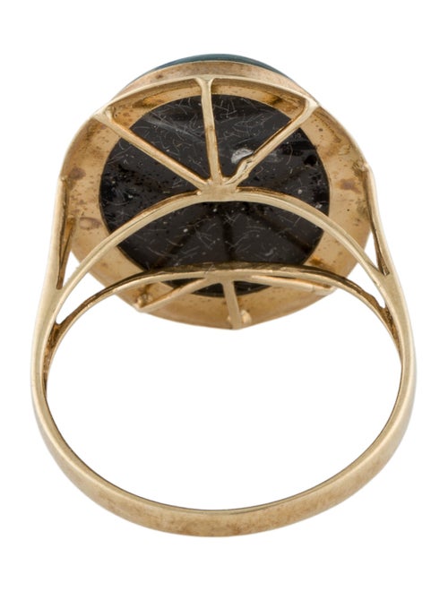 Ring 14K Resin Cocktail Ring