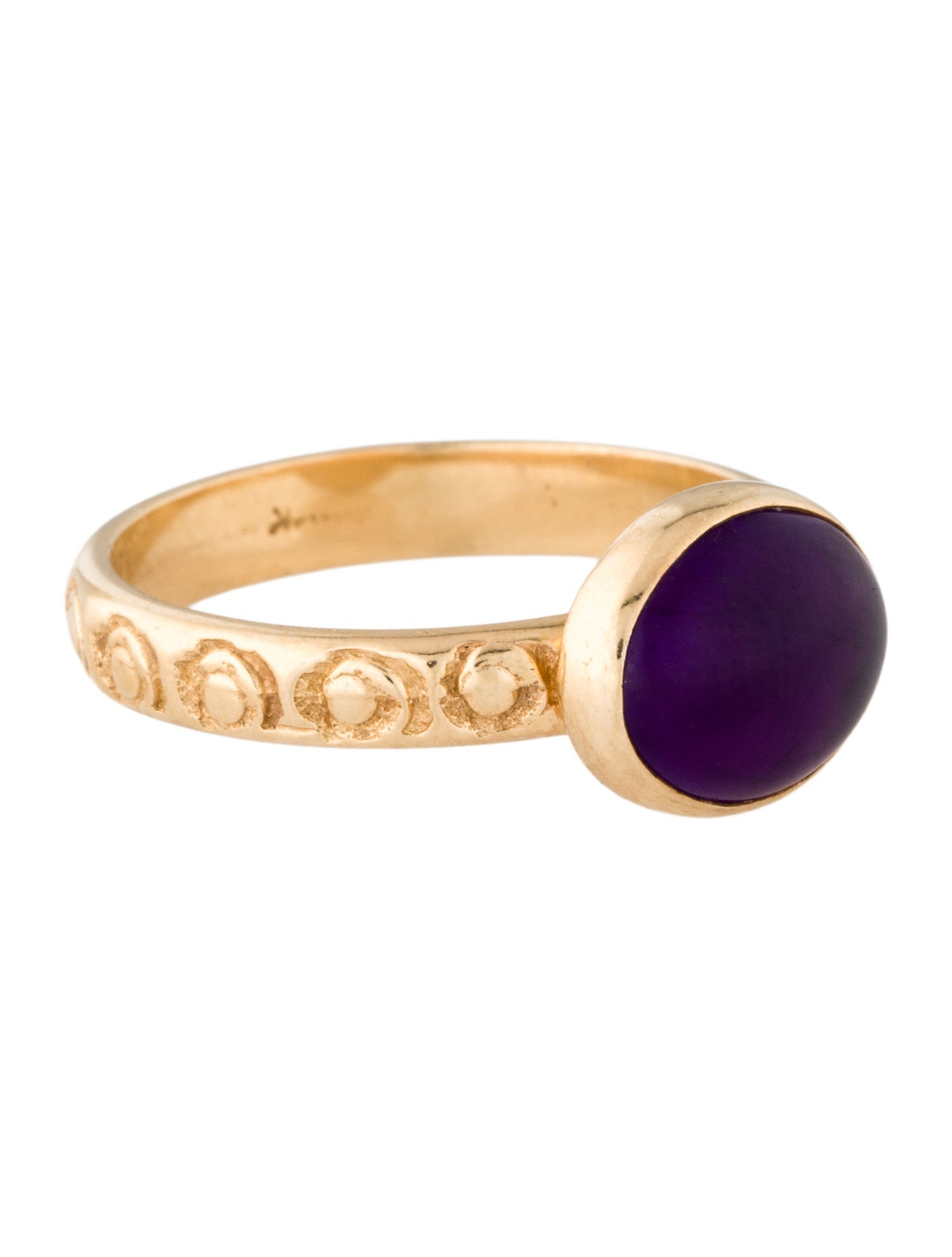 Ring 14K Amethyst Cocktail