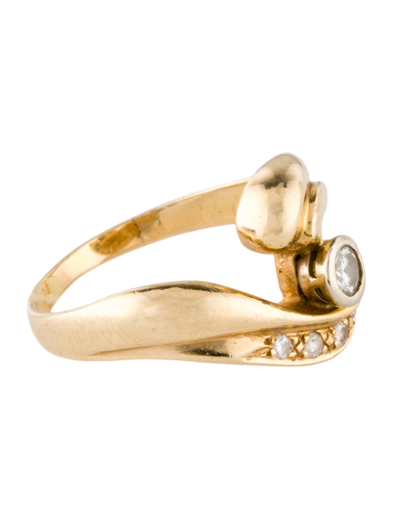 Ring 14K Diamond Cocktail Ring