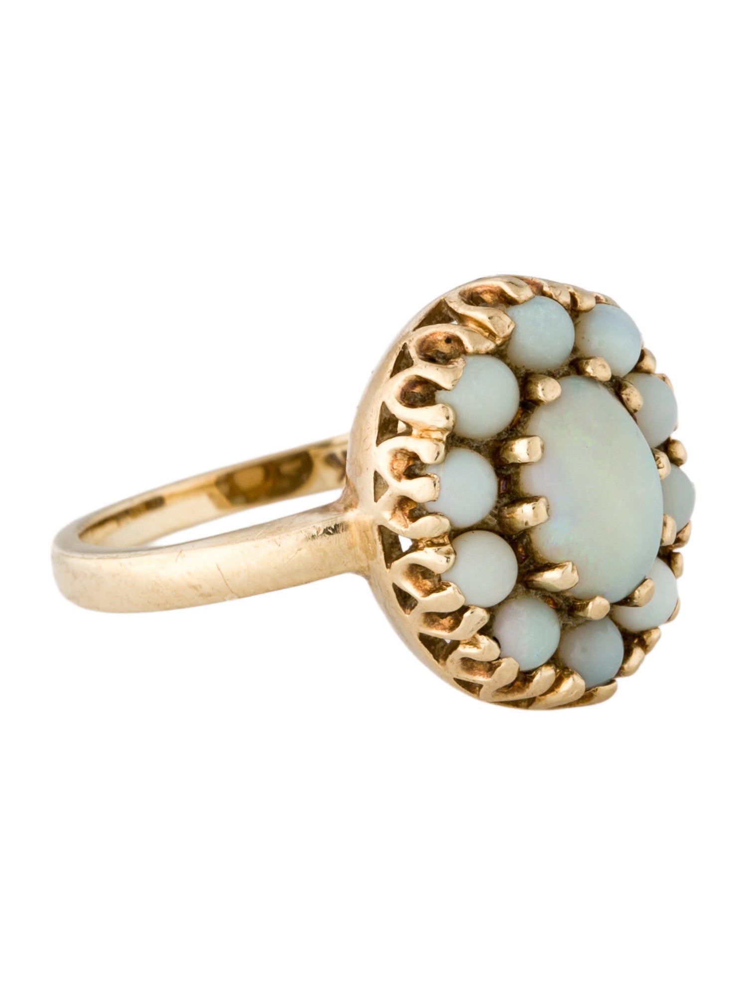 Ring 14K 1.46ctw Opal Cocktail