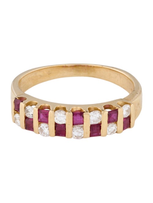 Ring 18K Ruby & Diamond Ring