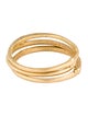 Ring 18K Textured Stacking Ring Band Set