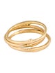Ring 18K Textured Stacking Ring Band Set