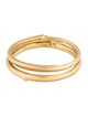 Ring 18K Textured Stacking Ring Band Set