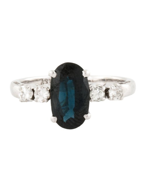 Ring 14K 1.62ct Sapphire & Diamond Ring