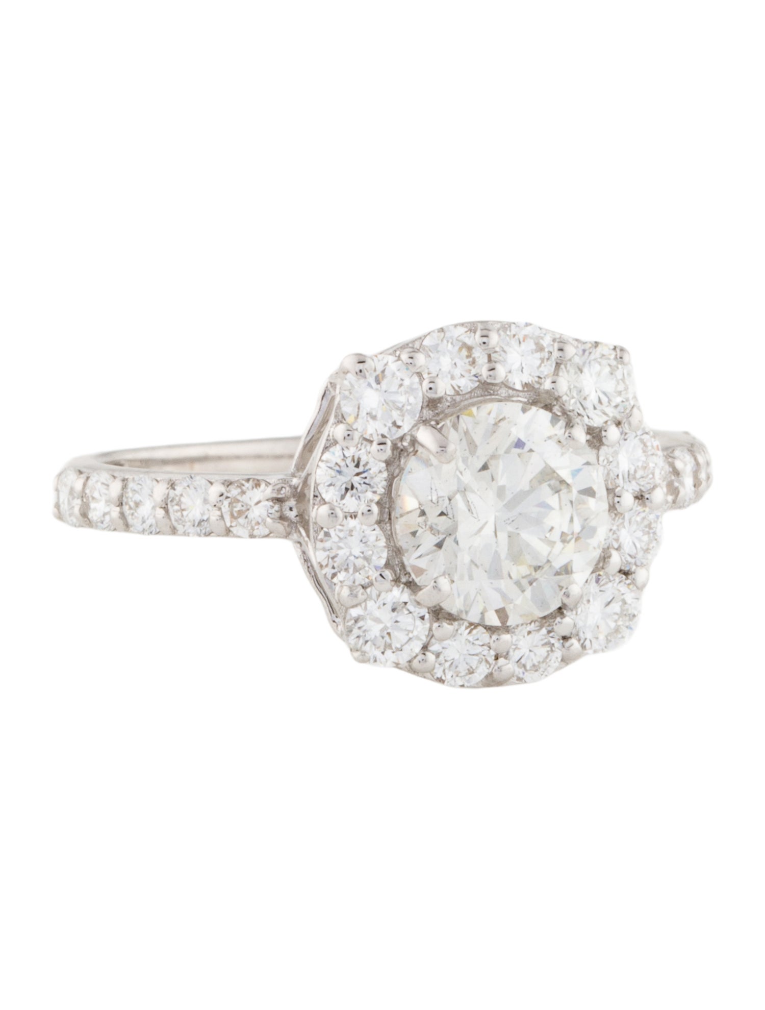 Ring 2.18ctw Lab-Grown Diamond Engagement