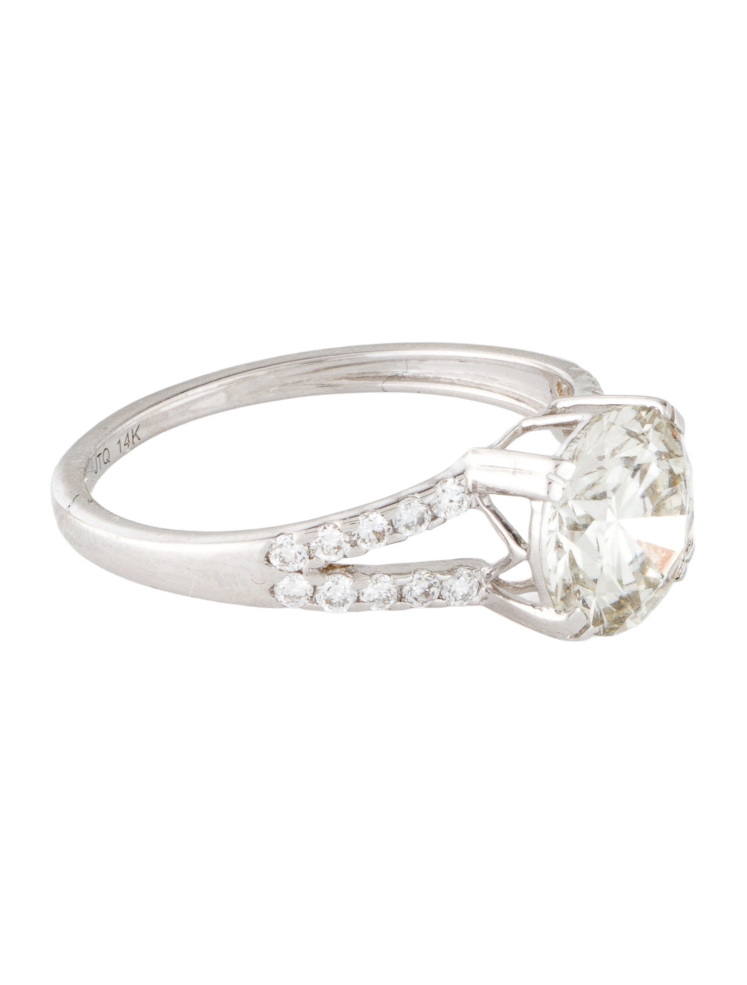 Ring 14K 2.00ct Lab-Grown Diamond Engagement Ring