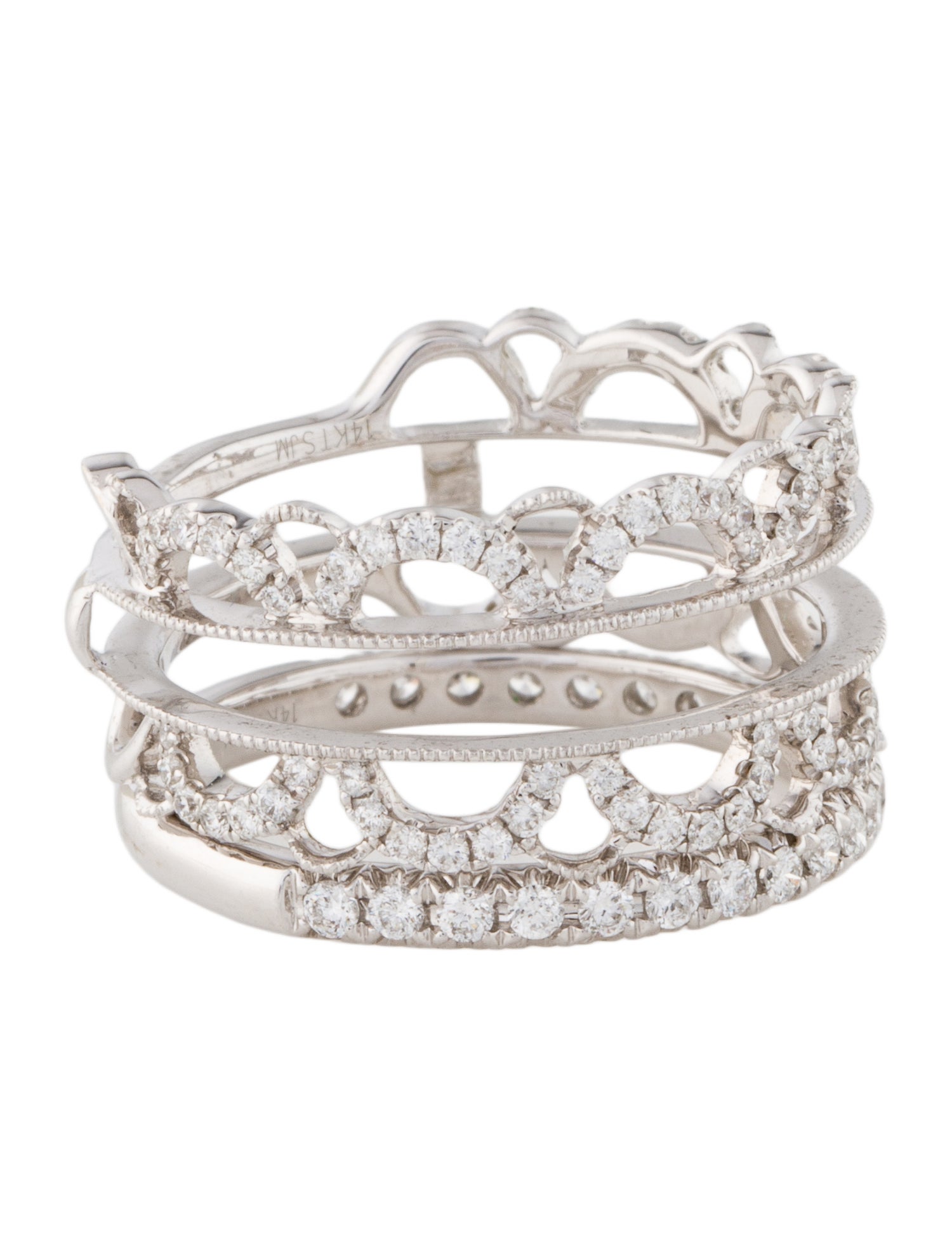 Ring 14K Diamond Cocktail Set