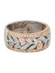 Ring 14K Diamond Cutout Band
