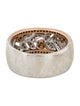 Ring 14K Diamond Cutout Band