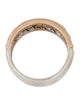 Ring 14K Diamond Cutout Band