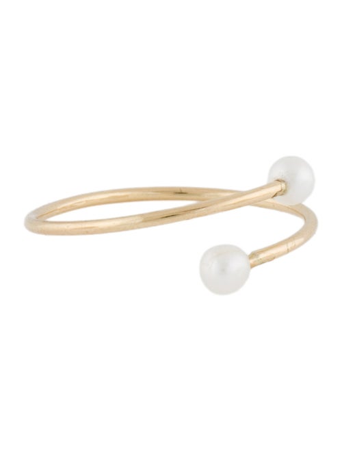 Ring 14K Pearl Bypass Ring