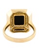 Ring 18K Onyx & Diamond Cocktail Ring