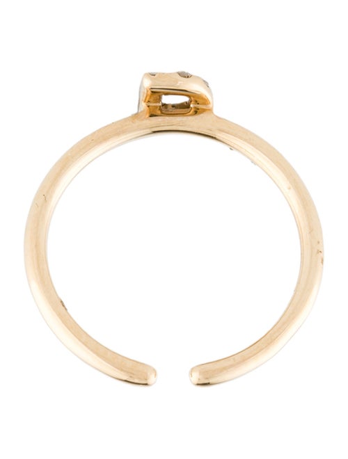 Ring 14K Diamond Letter 'D' Ring