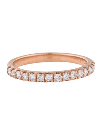 Ring 14K Diamond Half Eternity Band