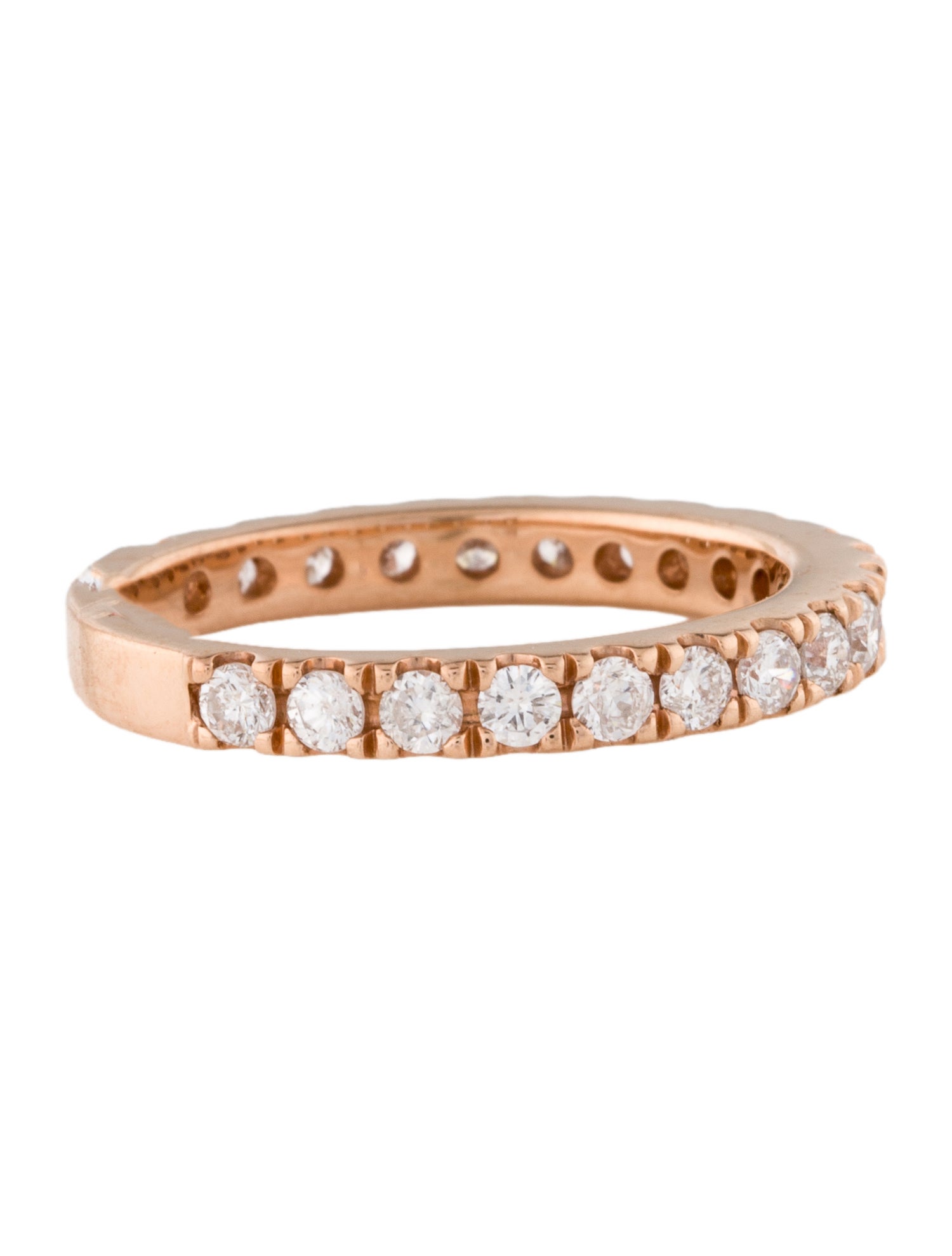 Ring 14K Diamond Half Eternity Band