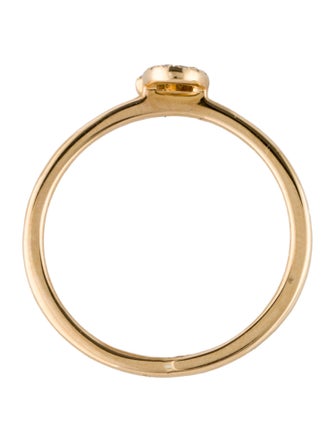 Ring 14K Diamond Initial 'Q' Ring