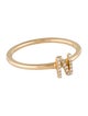 Ring 14K Diamond Initial 'N' Cocktail Ring