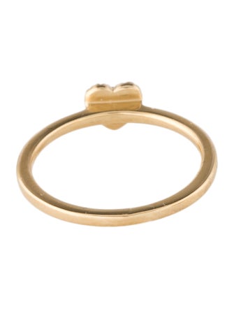 Ring 14K Diamond Heart Cocktail Ring