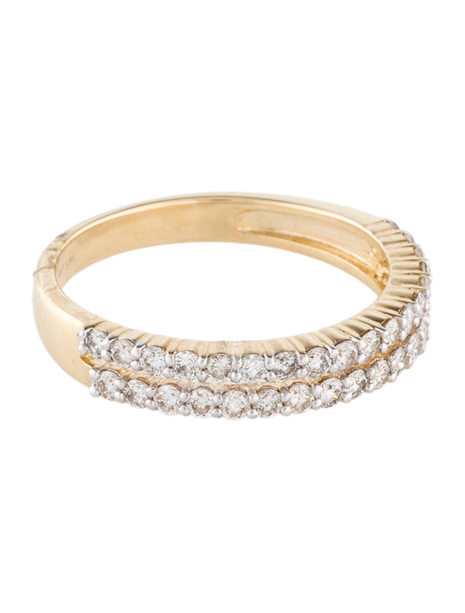 Ring 14K Diamond Pavé Band
