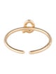 Ring 14K Diamond Initial 'Q' Open End Cocktail Ring