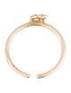 Ring 14K Diamond Initial 'Q' Open End Cocktail Ring