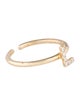 Ring 14K Diamond Initial 'L' Open End Cocktail Ring