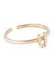 Ring 14K Diamond Initial 'U' Cocktail Ring