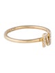 Ring 14K Diamond Initial 'N' Cocktail Ring