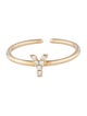 Ring 14K Diamond Initial 'Y' Cocktail Ring