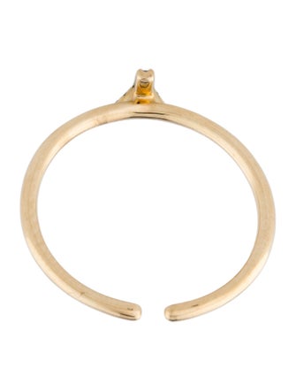 Ring 14K Diamond Initial 'Y' Cocktail Ring