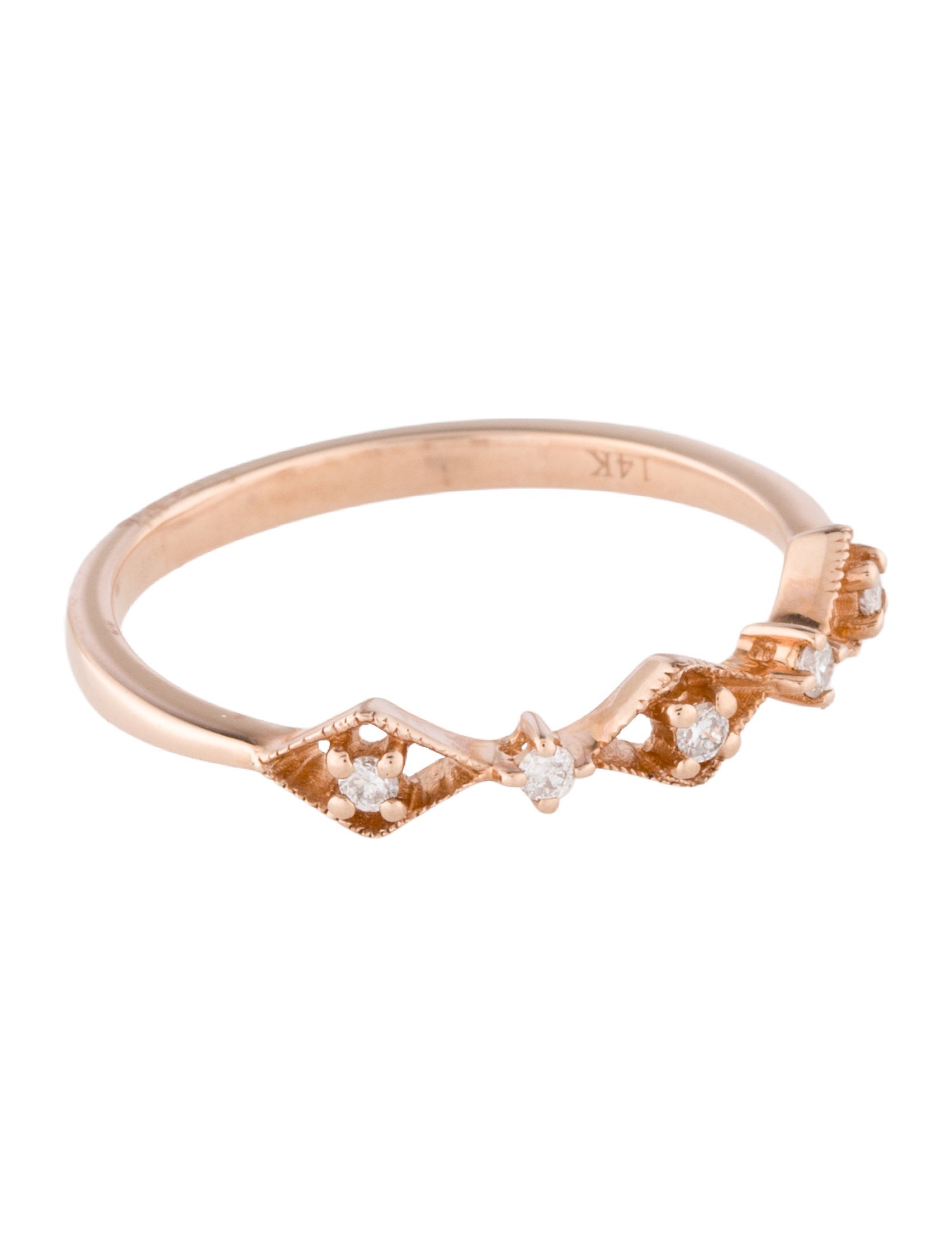 Ring 14K Diamond Wedding Band