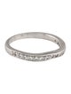 Ring Platinum Diamond Wavy Band