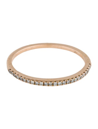 Ring 14K Diamond Thin Band