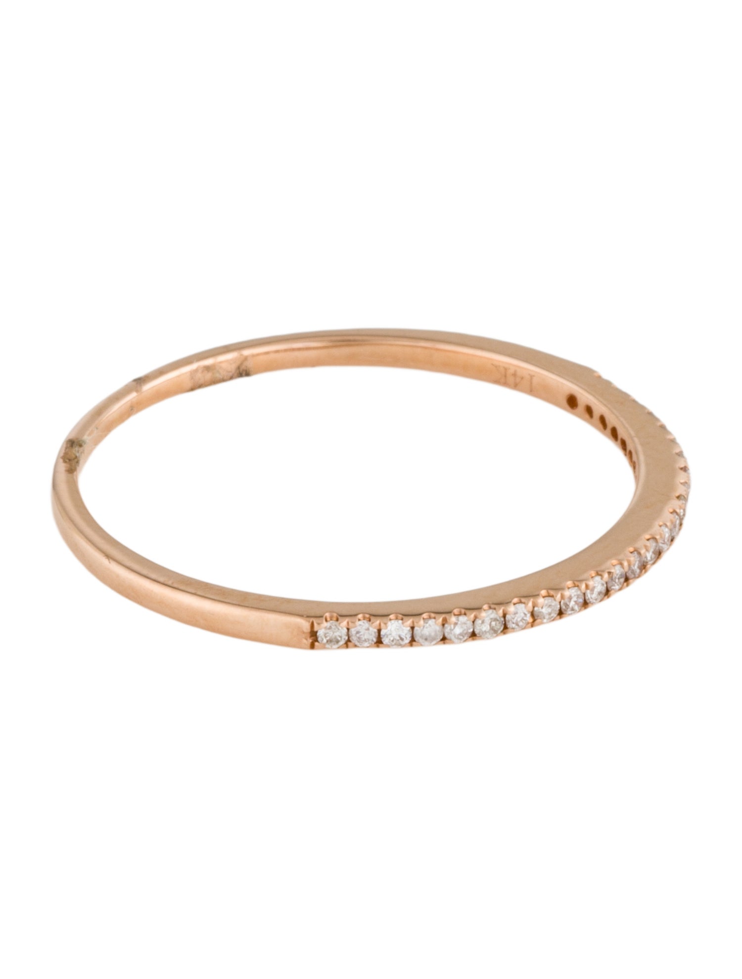 Ring 14K Diamond Thin Band