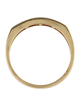 Ring 14K Ruby & Diamond Band