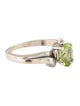 Ring 14K 1.18ct Peridot Solitaire Cocktail Ring