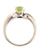Ring 14K 1.18ct Peridot Solitaire Cocktail Ring
