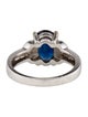 Ring 14K 2.09ct Sapphire & Diamond Cocktail Ring