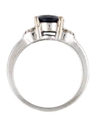 Ring 14K 2.09ct Sapphire & Diamond Cocktail Ring