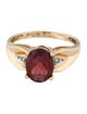 Ring 14K 1.88ct Garnet & Diamond Cocktail Ring