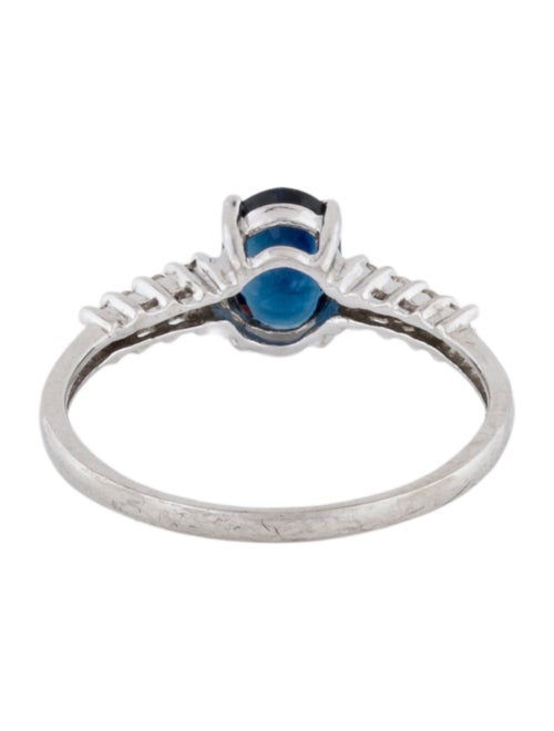 Ring Platinum Sapphire & Diamond Ring