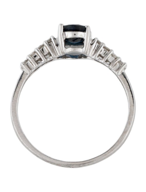 Ring Platinum Sapphire & Diamond Ring