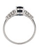Ring Platinum Sapphire & Diamond Ring